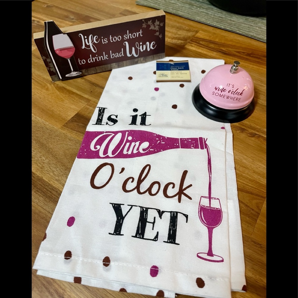🍷Wine o’clock time🍷gift set